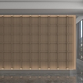 Modern background wall 3d model