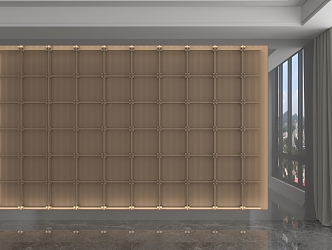 Modern background wall 3d model