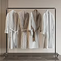 Modern Bathrobe 3d model