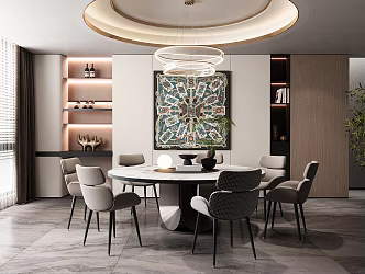 Modern Restaurant 3d model