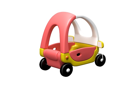 Princess car amusement equipment 3d model