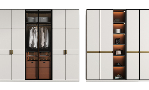 Modern wardrobe 3d model