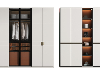 Modern wardrobe 3d model