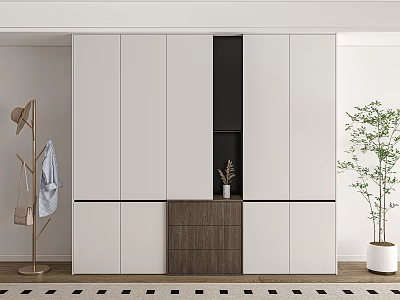 Modern Wardrobe Decorative Cabinet 3d model