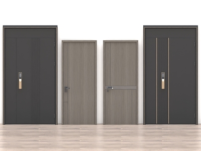 Door Wooden Door Bedroom Door Meeting Room Door Office Door Double Door Glass Door Security Door Living Room Door 3d model