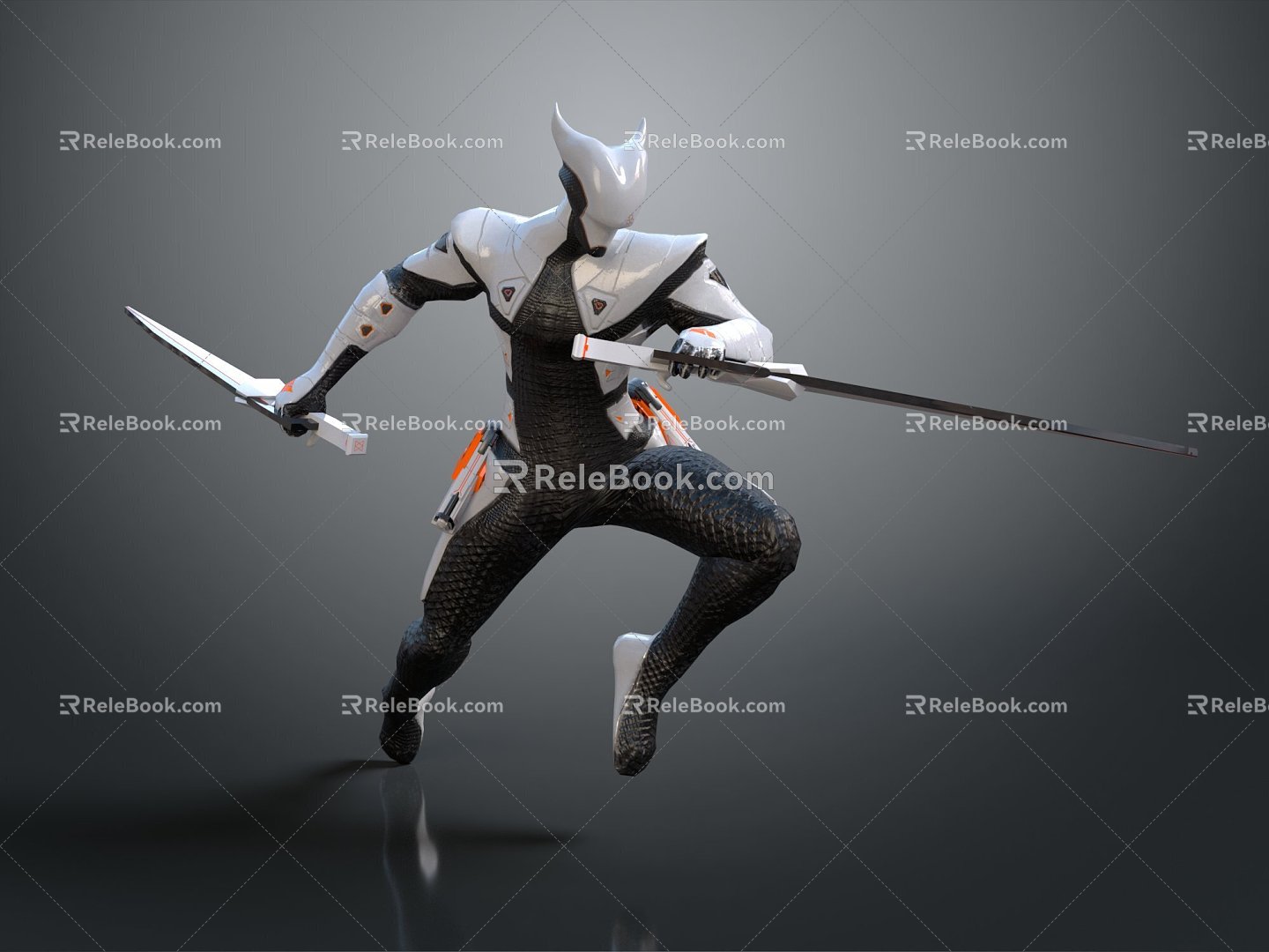 Modern Game Character Sci-Fi Warrior Future Warrior Super Soldier Super Soldier model