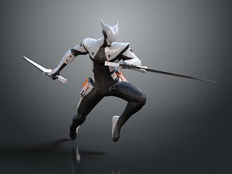 Modern Game Character Sci-Fi Warrior Future Warrior Super Soldier Super Soldier 3d model