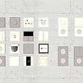 Modern Switch Smart Socket 3d model