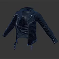 Stylish Black Leather Jacket With Hooded Design And Zipper For Modern Casual Wear