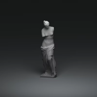 Venus Plaster Ornaments Soft Decoration 3d model Venus Plaster Ornaments Soft Decoration 3d model