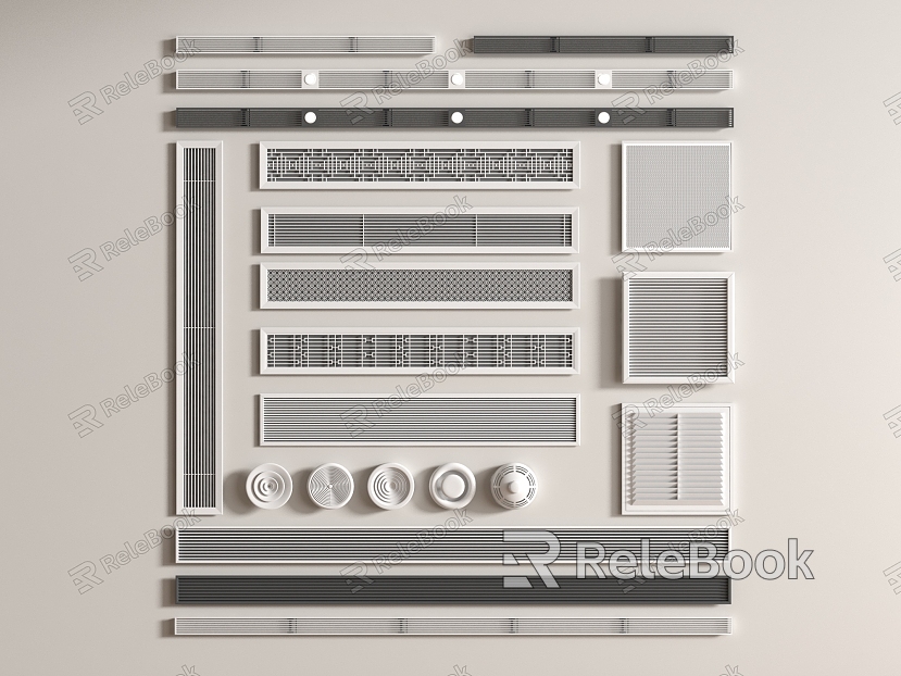 Modern Air Conditioning Air Outlet Central Air Conditioning Very Narrow Air Outlet Air Outlet Air Outlet Air Outlet Yuba Air Return Air Outlet New Air Outlet model