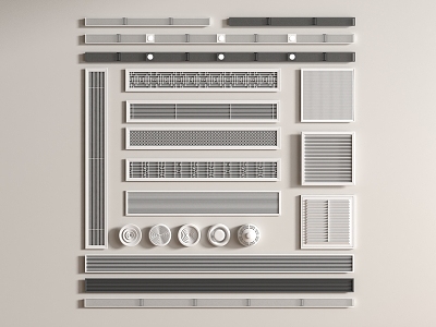 Modern Air Conditioning Air Outlet Central Air Conditioning Very Narrow Air Outlet Air Outlet Air Outlet Air Outlet Yuba Air Return Air Outlet New Air Outlet model