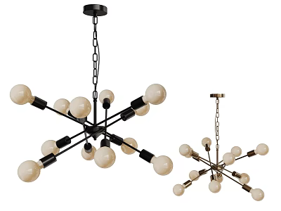 Modern Chandelier Art Chandelier Spherical Chandelier 3d model