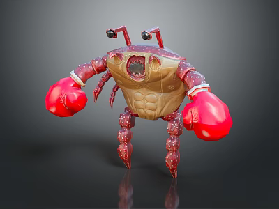 crab sea crab river crab hairy crab bread crab hermit crab big crab small crab marine animal fish 3d model