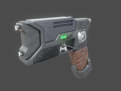 Modern gun future gun 3d model