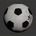 Classic Black And White Soccer Ball With Hexagonal Pattern And Textured Surface For Sports