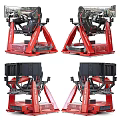 Modern game machine racing game machine 3d model