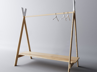 Nordic Hangers Floor Hangers Homestay Hangers Bedroom Hangers model