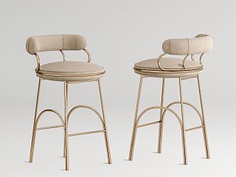 Modern Bar Chair 3d model