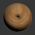 Wooden Oval Aromatherapy Diffuser With Mist Emitting And Green Indicator Light