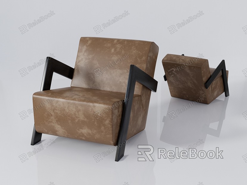 Modern Single Sofa Single Sand Leisure Chair Single Chair Leisure Sofa model