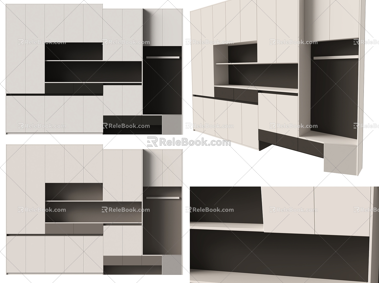 Shoe Cabinet Locker 3d model