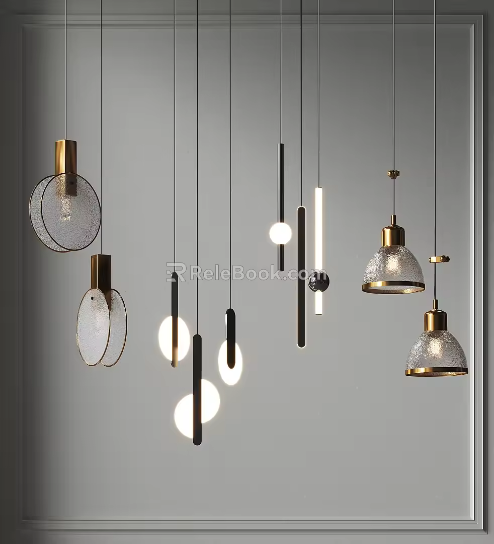 Chandelier Small Chandelier Combination Bedside Chandelier Reception Desk Chandelier Reception Desk Chandelier Restaurant Chandelier 3d model