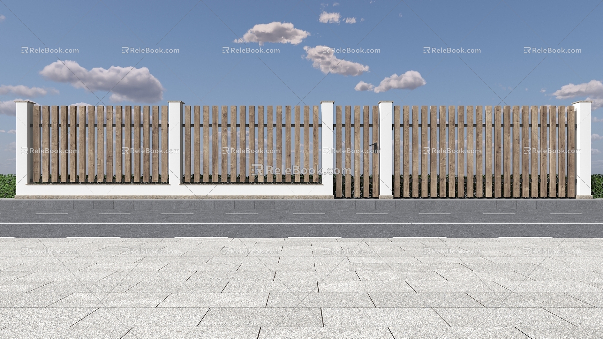 Fence fence 3d model