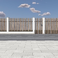 Fence fence 3d model