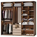 Modern Bedroom Dresser With Organized Storage For Hanging Clothes Folded Items And Shoes