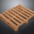 Wooden Pallet Equipment For Storage And Transportation With Sturdy Planks