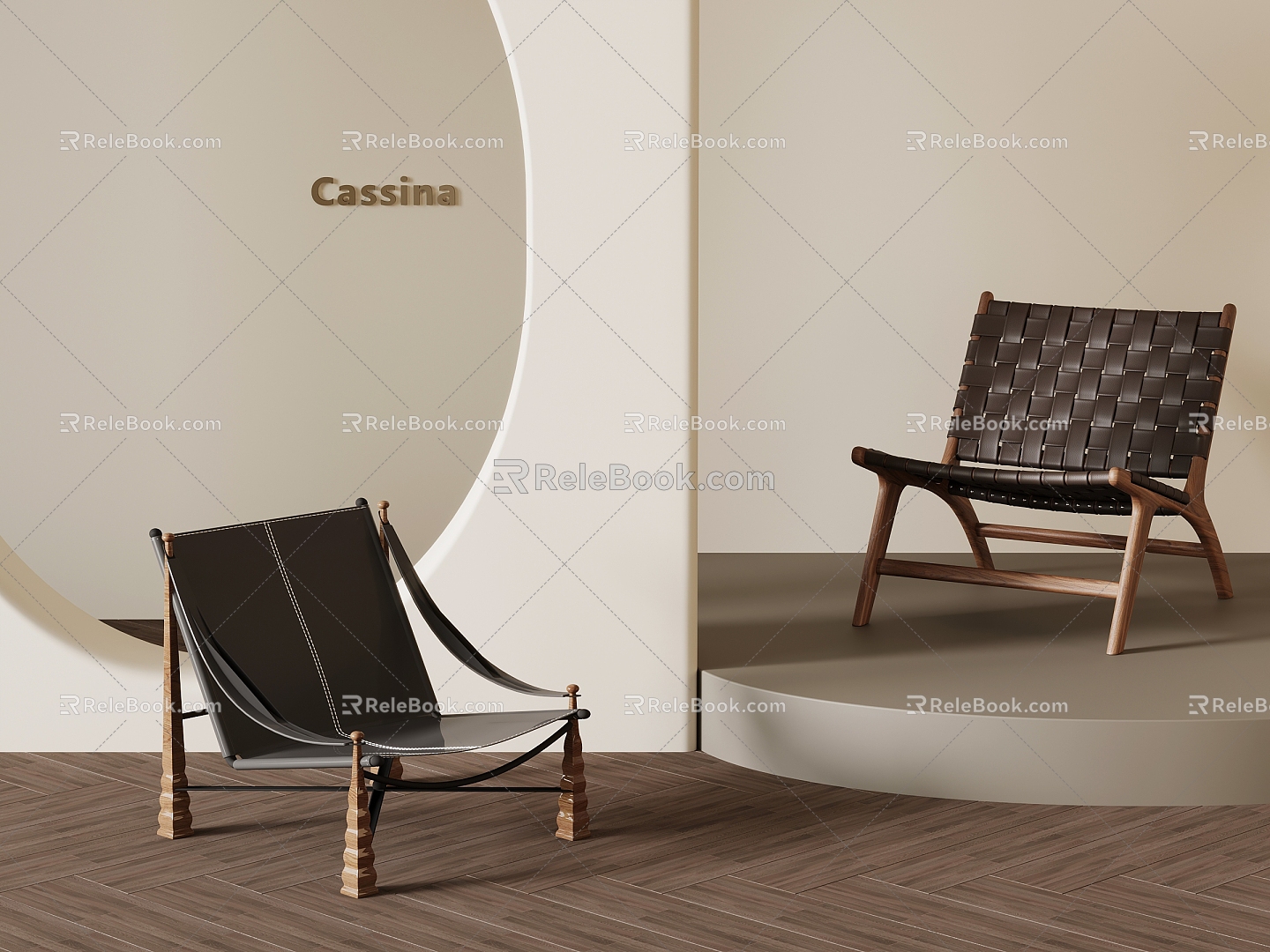 Middle Ancient Style Leisure Chair Single Sofa 3d model