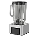 Modern Stainless Steel Blender with Transparent Jar and Control Knob for Daily Kitchen Use