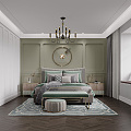 American Bedroom Second Bedroom 3d model