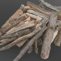 Arbor Seasoned Firewood Pile With Rustic Logs Stacked Naturally For Burning Purposes