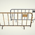 Road Barrier Enclosure Metal Fence 3d model