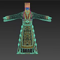 Emperor Qin Shihuang Emperor Son of Heaven King Shi Emperor Ying Zheng 3d model