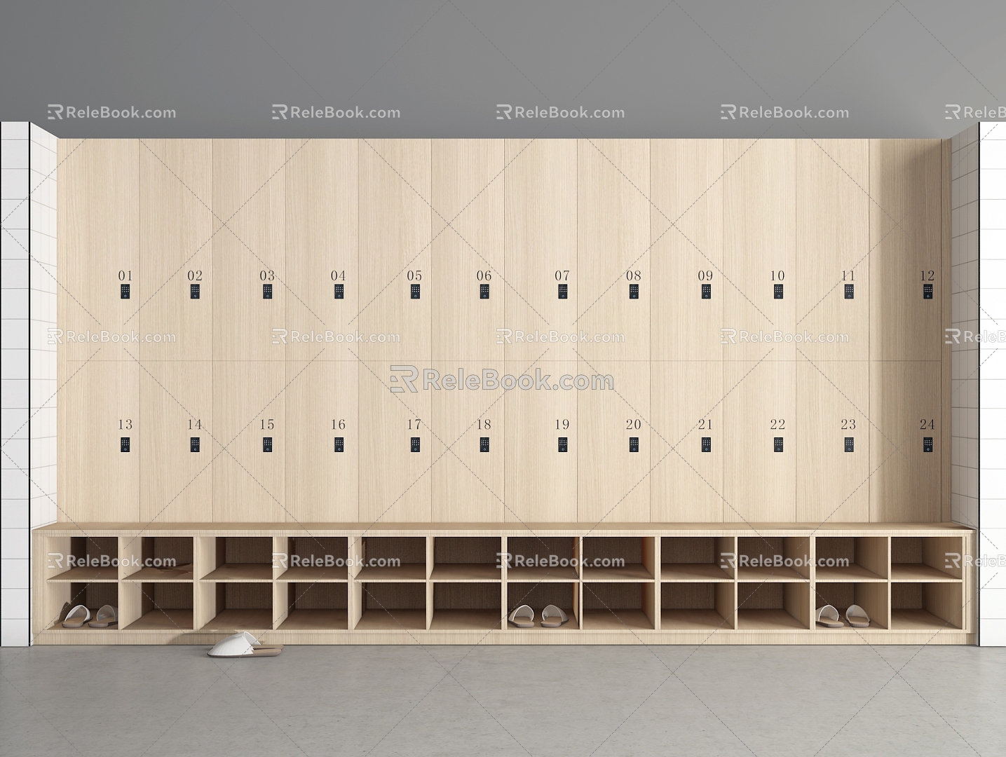 Wardrobe Storage Cabinet Storage Cabinet Storage Cabinet Storage Wardrobe Smart Cabinet Electronic Cabinet 3d model