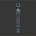 Advanced Futuristic Sci Fi Weapon With Blue Green And Silver Design Features