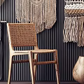 Bohemian Macramé Wall Hangings With Woven Rope Patterns For Modern Home Interior Decor