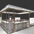 Elegant Beonily Jewelry Diamond Store With Display Counters Chairs And Decorations
