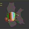 Modern robot fish machine fish machine turtle 3d model