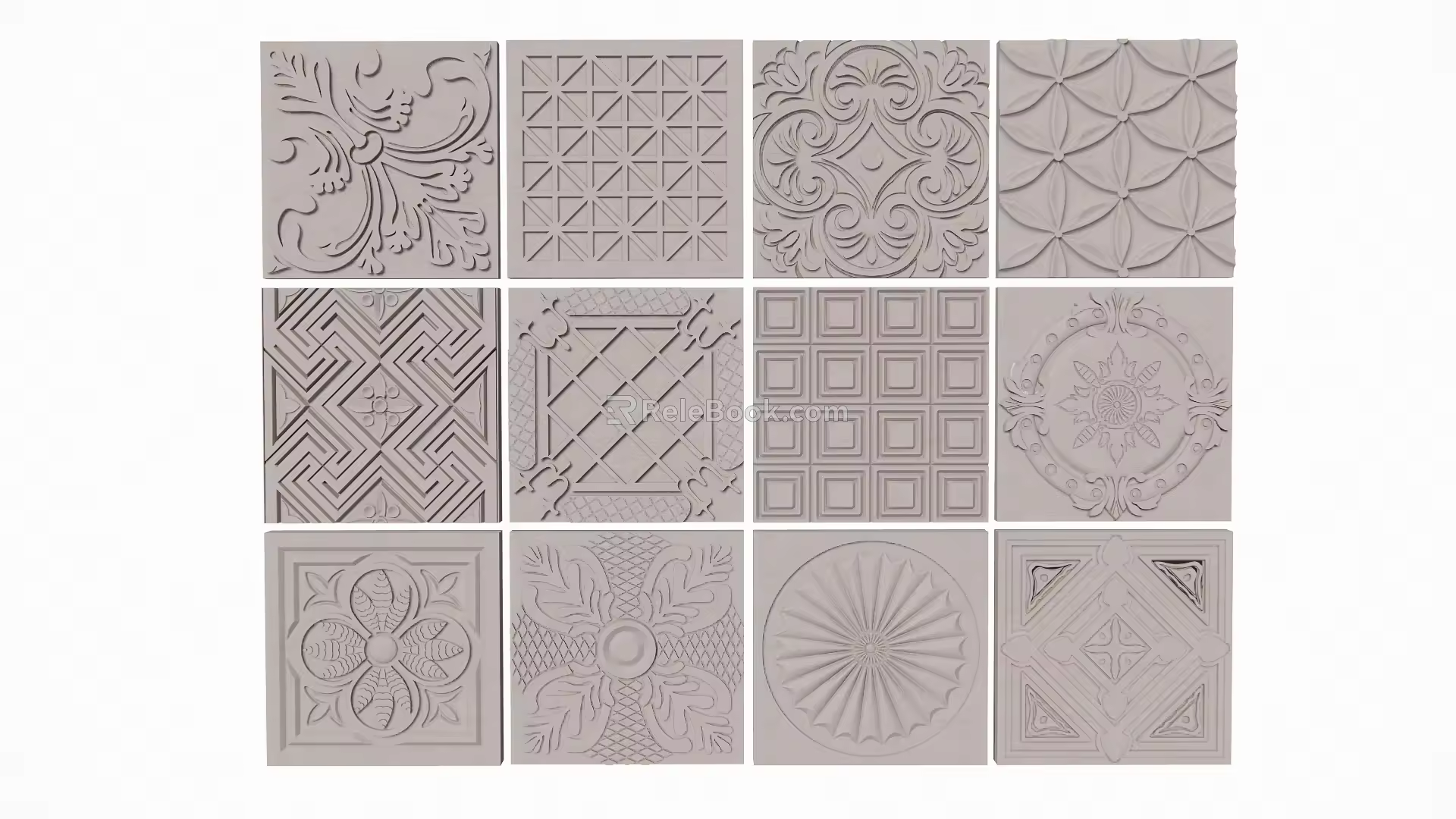 Sculptural Texture 3d model