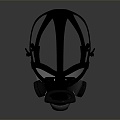 Modern gas mask sci-fi gas mask gas mask 3d model