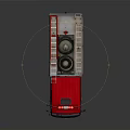 Red Fire Truck Featuring Roof Ladder Emergency Equipment And Shiny Body Structure