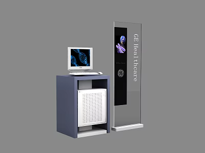 Modern Display Shelves With Glass Panels And Metal Frame For Retail Product Showcase 3d model