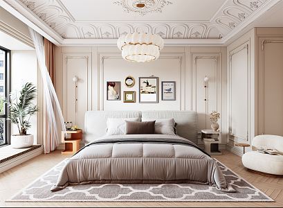 French Bedroom 3d model