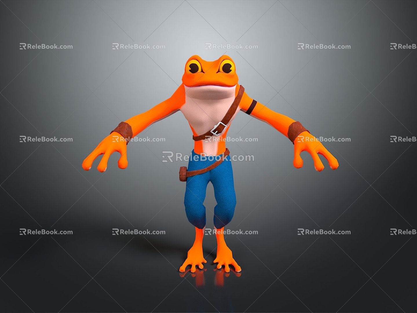 Frog Frog Frog Poison Frog Game Frog Reptile Cold Blooded Animal Reptile Reptile 3d model