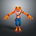 Frog Frog Frog Poison Frog Game Frog Reptile Cold Blooded Animal Reptile Reptile 3d model