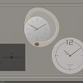 Stylish Wall Clocks With Various Designs In Black White Gray On Decorative Wall